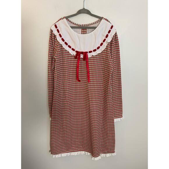 Lila + Hayes Emersyn Dress - Holiday Plaid NWT size 9 - Picture 3 of 5